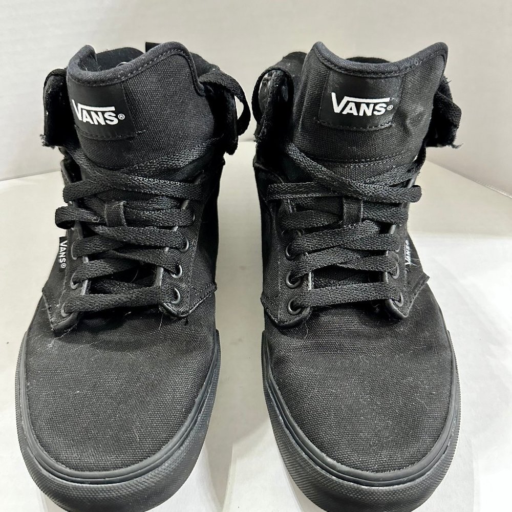 Vans Atwood Hi Men’s Size 9 | Triple Black High-Top Sneakers | Great Condition